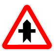 B8 - Cruzamento com via sem prioridade