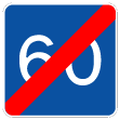 H37 - Fim da velocidade recomendada