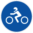 D5c - Via obrigatória para motociclos