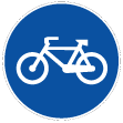D7a - Pista obrigatória para velocípedes