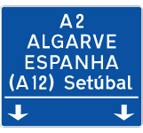 E1 - Destinos sobre o itinerário
