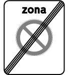 G7a - Fim de zona de paragem e estacionamento proibidos